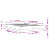 vidaXL Estructura de cama madera de ingeniería blanca 135x190 cm