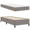 vidaXL Cama tipo Box Spring con colch&oacute;n Taup&eacute; 90 x 190 cm tela