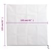 vidaXL Cubierta para plantas con cremallera 2 uds 70 g/m&sup2; 1,55x1,55 m