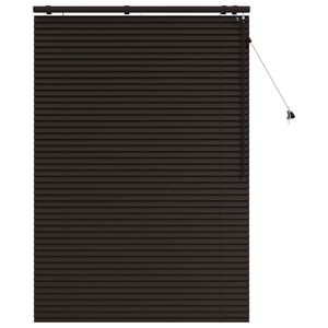 vidaXL Persiana veneciana Marr&oacute;n Oscuro 100 x 160 cm 35 mm