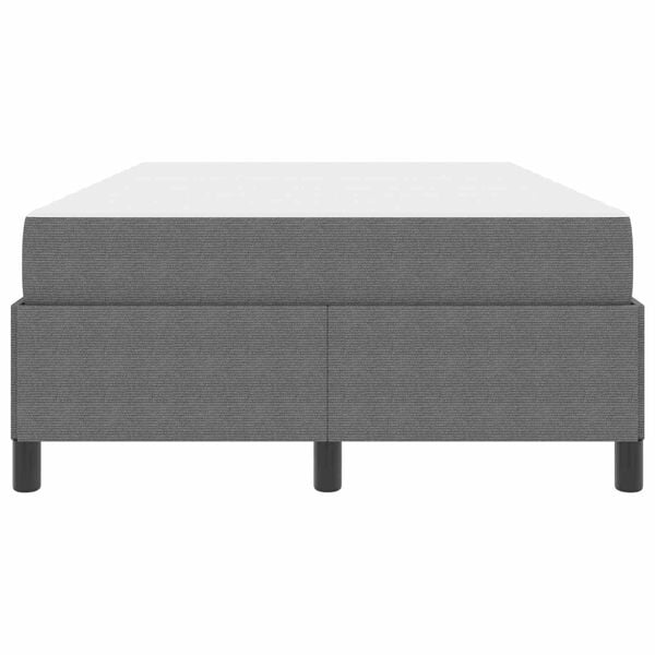 vidaXL Estructura de cama con colch&oacute;n Gris Claro 120 x 190 cm tela