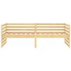 vidaXL Sof&aacute; cama sin colch&oacute;n madera maciza de pino 90x200 cm