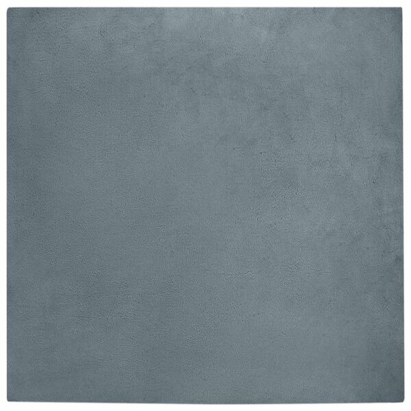 vidaXL Alfombra de Piel Sint&eacute;tica de Conejo Olite Antracita Poli&eacute;ster