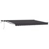 vidaXL Armaz&oacute;n de toldo manual con LEDs Antracita 5 x 3,5 m