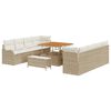vidaXL Conjunto de sof&aacute; de jard&iacute;n 11 uds. 10-N&uacute;mero de plazas