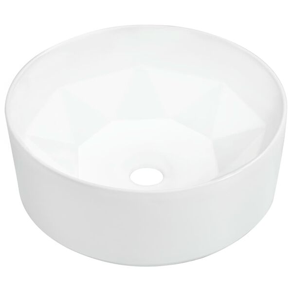 vidaXL Lavabo 36x14 cm cerámica blanco