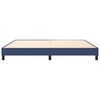 vidaXL Estructura de cama con somier tela azul 200x200 cm