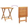 vidaXL Conjunto bistro 3 pcs Aceite Natural Madera de Acacia S&oacute;lida