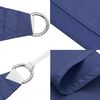 vidaXL Toldo de vela rectangular tela Oxford azul 4x7 m