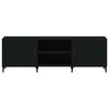 vidaXL Mueble para TV madera de ingenier&iacute;a negro 150x30x50 cm