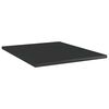 vidaXL Estante estanter&iacute;a 8 uds contrachapada negro brillo 40x50x1,5cm