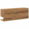 vidaXL Armario de pared madera ingenier&iacute;a roble artesanal 80x20x30 cm