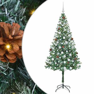 vidaXL &Aacute;rbol de Navidad artificial Verde 180 cm PVC y acero