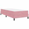 vidaXL Cama tipo Box Spring con colch&oacute;n Rosa 90 x 210 cm tela
