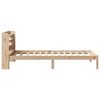 vidaXL Estructura de cama sin colch&oacute;n madera maciza pino 75x190 cm