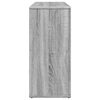 vidaXL Aparador madera de ingenier&iacute;a gris Sonoma 90,5x29,5x65 cm