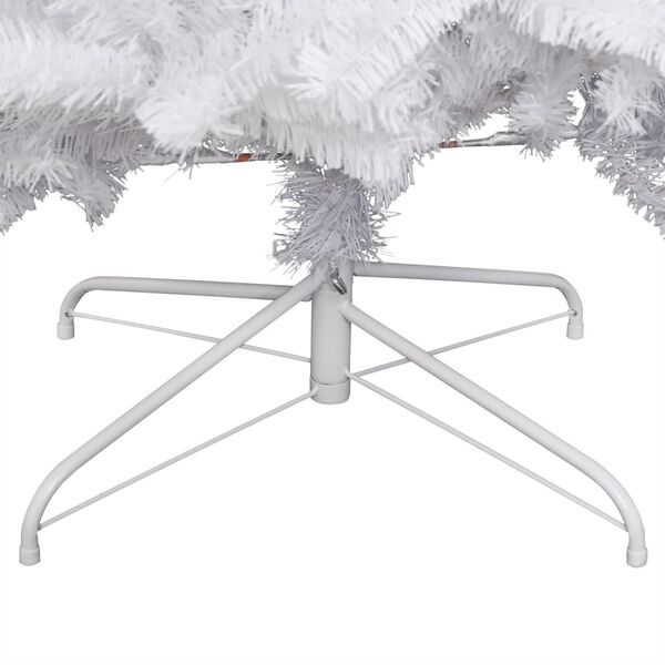 vidaXL &Aacute;rbol de Navidad artificial con bisagras y nieve flocada 240 cm