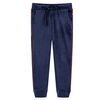 vidaXL Pantalones de ch&aacute;ndal infantiles azul marino 116