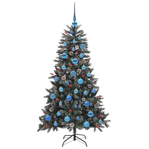 vidaXL &Aacute;rbol de Navidad artificial Verde 150 cm PVC, Pl&aacute;stico y Acero