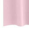 vidaXL Cortinas Opacas con Anillas 2 pcs Rosa Bebé 140 x 140 cm