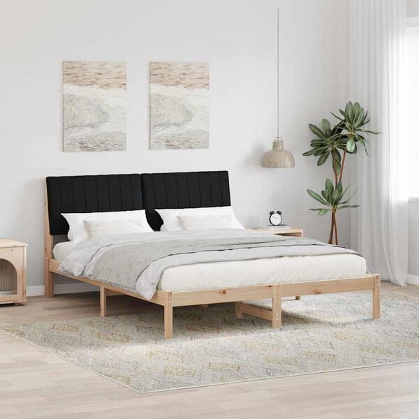 vidaXL Estructura de cama Marr&oacute;n 160 x 200 cm Madera de pino macizo
