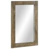 vidaXL Espejo de ba&ntilde;o madera maciza mango 50x2,5x70 cm