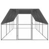 vidaXL Jaula gallinero de exterior de acero galvanizado 3x8x2 m