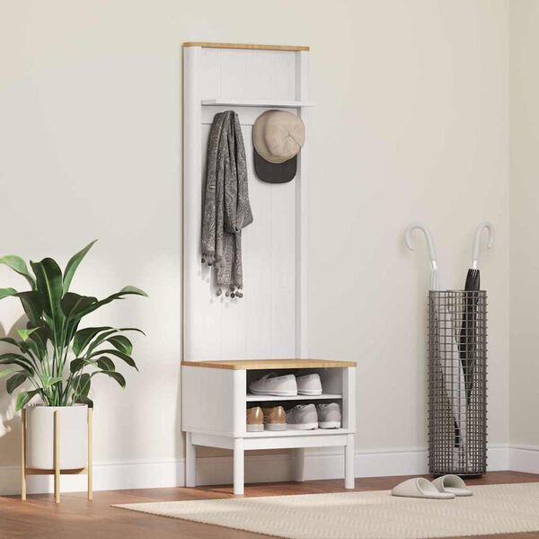 vidaXL Mueble de recibidor con estante FLORO 50 x 40 x 158 cm
