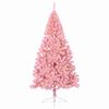 vidaXL &Aacute;rbol de Navidad Artificial Preiluminado Rosa 210 cm PVC