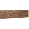 vidaXL Cabecero de Cama Natural Madera de teca maciza