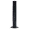 vidaXL Ventilador de torre negro Φ24x80 cm