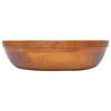 vidaXL Lavabo de madera maciza de teca Φ40x10 cm