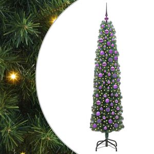 vidaXL &Aacute;rbol de Navidad artificial Verde 180 cm PVC, Acero y Pl&aacute;stico