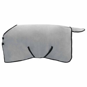 vidaXL Manta para Caballo Gris claro y rosa completo 75 cm