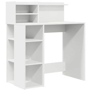 vidaXL Escritorio con estante 90 x 48 x 101,5 cm Madera de ingenier&iacute;a