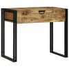 vidaXL Mesas de tocador de dormitorio Marr&oacute;n Madera maciza de Mango