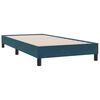 vidaXL Cama box spring sin colch&oacute;n terciopelo azul oscuro 100x210 cm