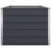 vidaXL Jardinera Antracita 195 x 100 x 45 cm Acero Galvanizado