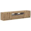 vidaXL Cabinet de TV LED de 5 piezas Roble artisan