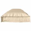 vidaXL Juego de cojines de paleta 2 pcs Beige 150 x 40 x 8 cm