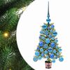 vidaXL Árbol de Navidad con 150 LED con soporte Verde 65 cm PE