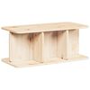 vidaXL Mesa de Café Natural 80 x 39,5 x 33,5 cm Madera maciza de pino