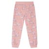 Pijama infantil de manga larga rosa claro 140