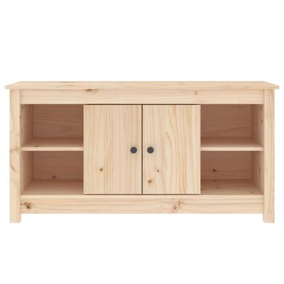 vidaXL Mueble de TV de madera maciza de pino 103x36,5x52 cm