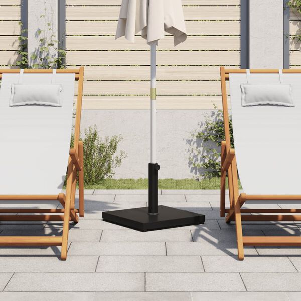 vidaXL Base de sombrilla cuadrado para palos de Ø32/35/38 mm 18 kg