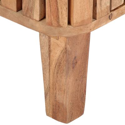 vidaXL Aparador de madera maciza de acacia 60x35x73 cm