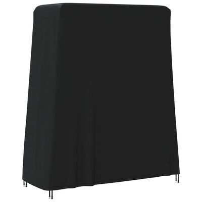 vidaXL Cubierta para mesa de ping-pong Oxford 420D negro 165x70x185 cm