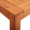 vidaXL Set comedor de jardín 3 pzas y cojines madera maciza de acacia