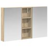vidaXL Juego de Muebles de Ba&ntilde;o 3 uds. 80 x 10,5 x 50 cm