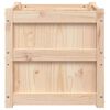 vidaXL Jardinera madera maciza de pino 50x50x50 cm